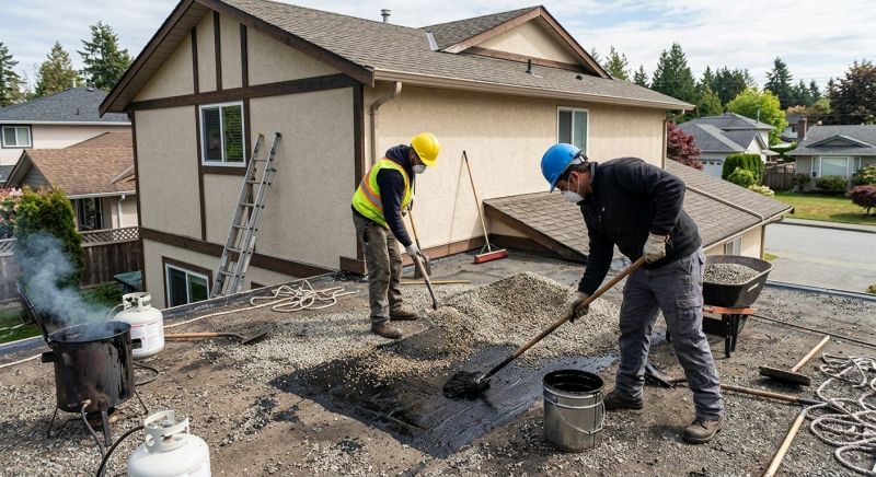 Tar And Gravel Roof Repair in Prince George County, VA