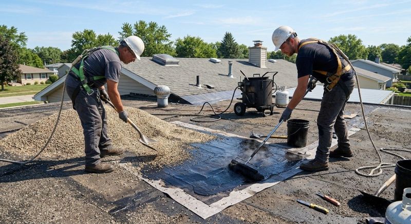 Tar And Gravel Roof Repair in New Kent County, VA