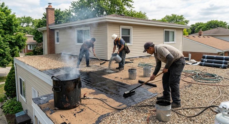 Tar And Gravel Roof Repair in Stony Creek, VA