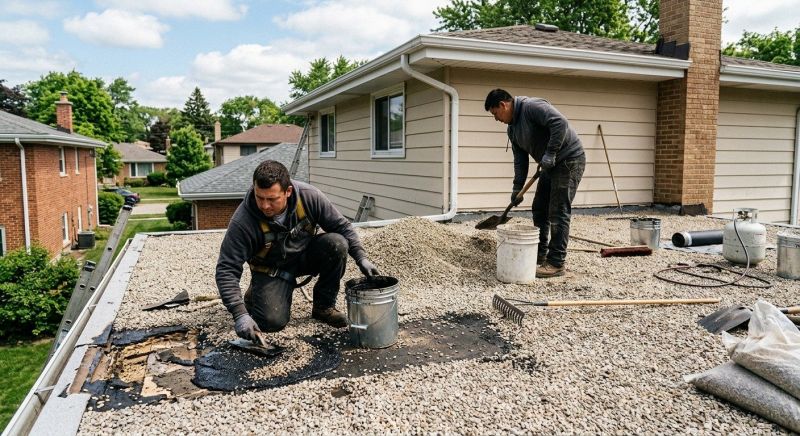 Tar And Gravel Roof Repair in Surry County, VA