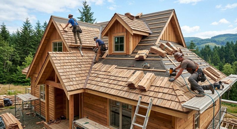 Wood Roofing Installation in Charles City, VA
