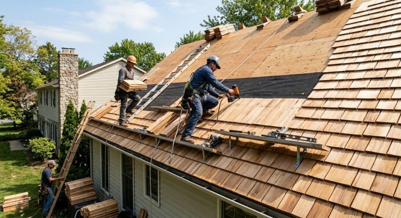 Wood Roofing Installation in Chesterfield, VA