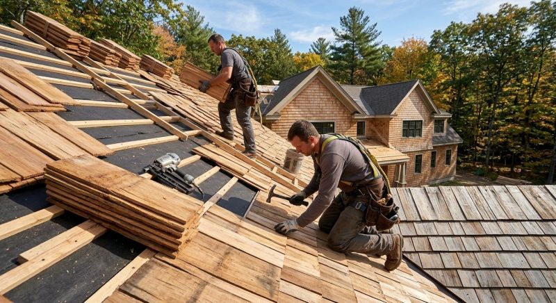 Wood Roofing Installation in Prince George County, VA