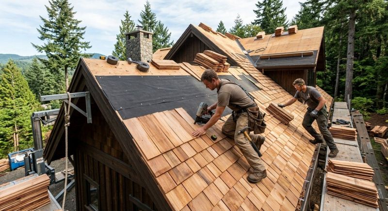 Wood Roofing Installation in Stony Creek, VA