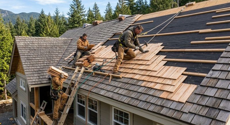 Wood Roofing Installation in Surry County, VA