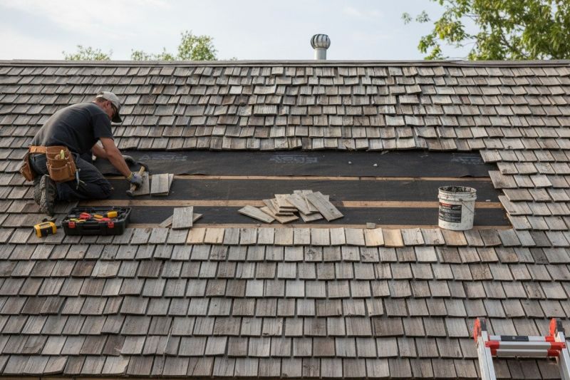 Wood Shake Roof Repair in Wakefield, VA