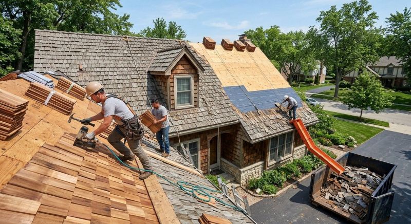 Wood Shake Roof Replacement in Charles City County, VA