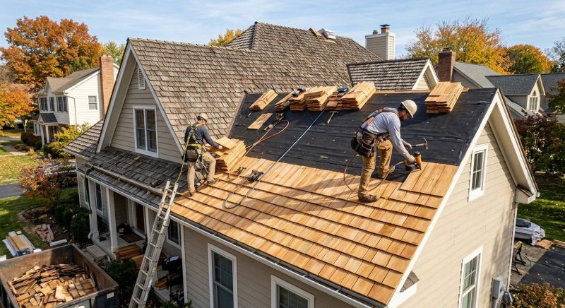 Wood Shake Roof Replacement in Stony Creek, VA