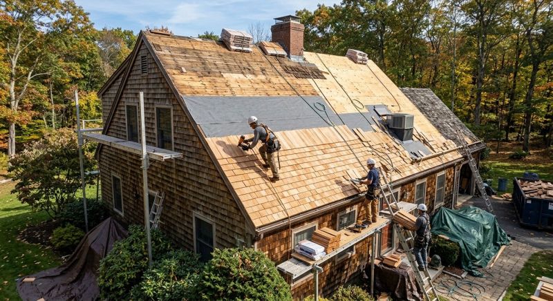 Wood Shingle Roof Replacement in Prince George County, VA